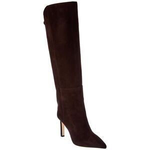 Jimmy Choo Alizze Kb 85 Suede Knee-High Boot, Brown